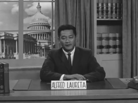 Alfred Laureta endorsement for U.S. Senate, 1962