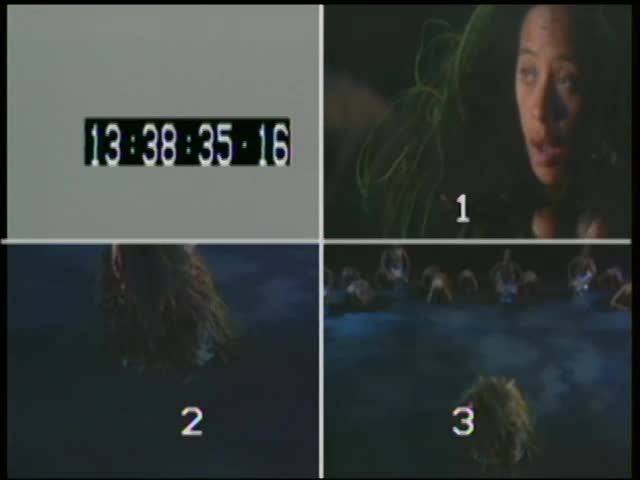 Quad split screen of raw footage from Holo Mai Pele #1