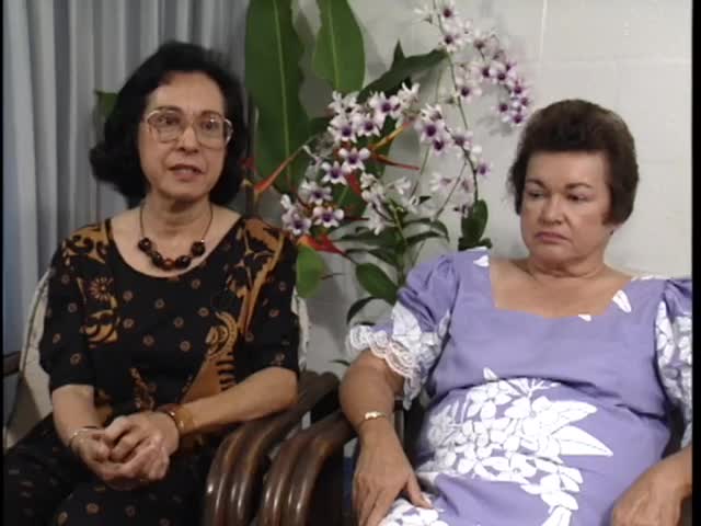 Interview with Piʻolani Motta and Lena Motta and stills 12/8/94