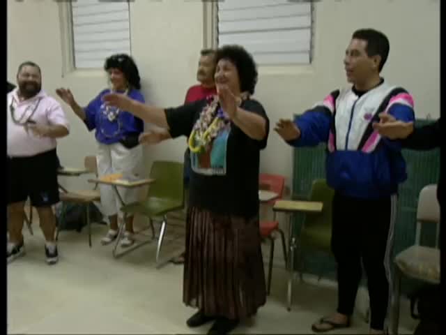 Lilia Wahinemaikaʻi Hale [Mama Hale] Hawaiian language class at Windward Community College 11/29/95 tape 2