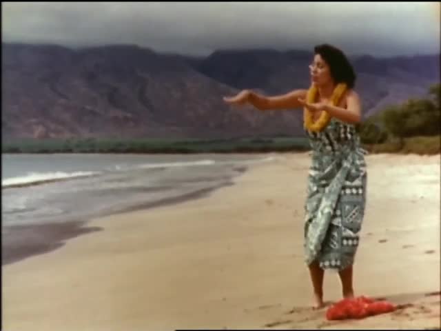 Beach Hula Dances, Maui 1954
