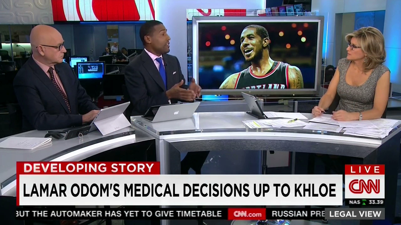 Lamar Odom (via CNN)