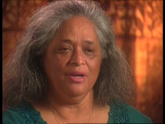 Interview with Pua Kanakaʻole Kanahele at Bishop Museum 7/3/97 tape 2