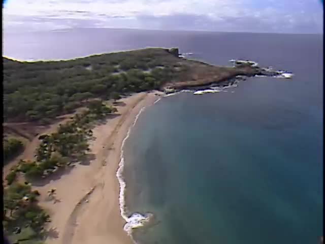 Aerial footage of Lānaʻi island tape 3