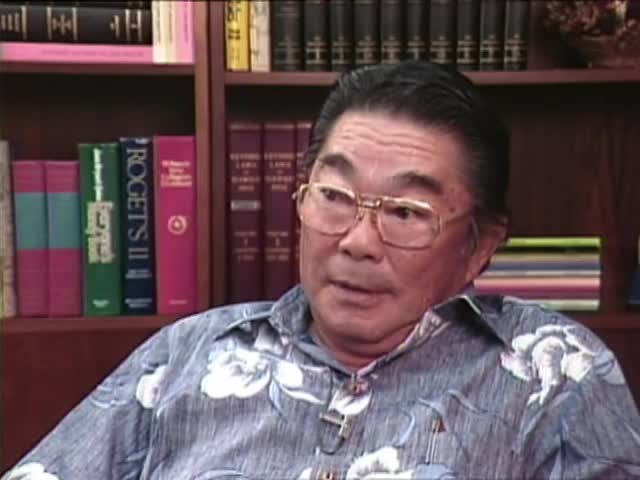 Interview with Dan Aoki tape 2 9/12/84