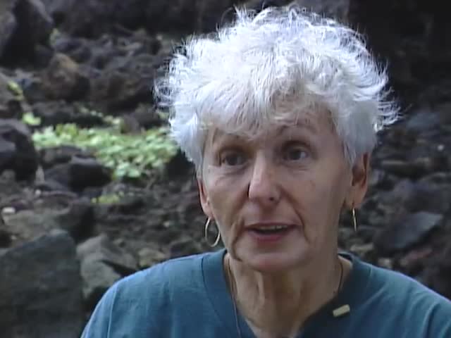Interview with Myrna Kamae at Puhiʻula Cave in Kaʻū 3/08/02 tape 3