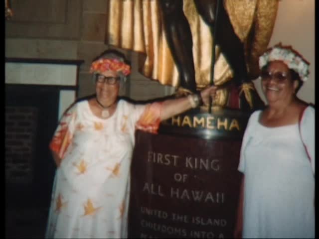 B-roll footage of Lilia Wahinemaikaʻi Hale's [Mama Hale] photographs 9/5/98 tape 1
