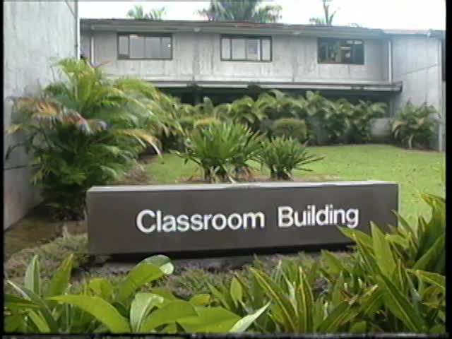 Edith Kanakaʻole Hall at University of Hawaiʻi, Hilo and photographs of musicians 6/27/98