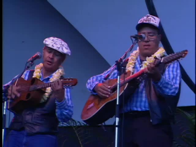 Eddie Kamae and the Sons of Hawaiʻi perform at the Makaha Bash at the Waikīkī Shell tape 1