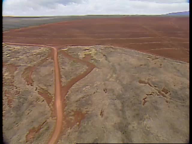 Aerial footage of Lānaʻi island tape 7