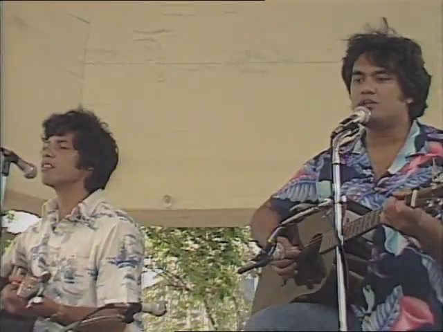 Jon Osorio and Randy Borden: musical performance, Tribute to George Helm and Kimo Mitchell, March 1982