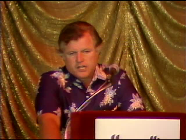 Senator Edward M. "Ted" Kennedy speech, Monarch Room 1982 tape 2