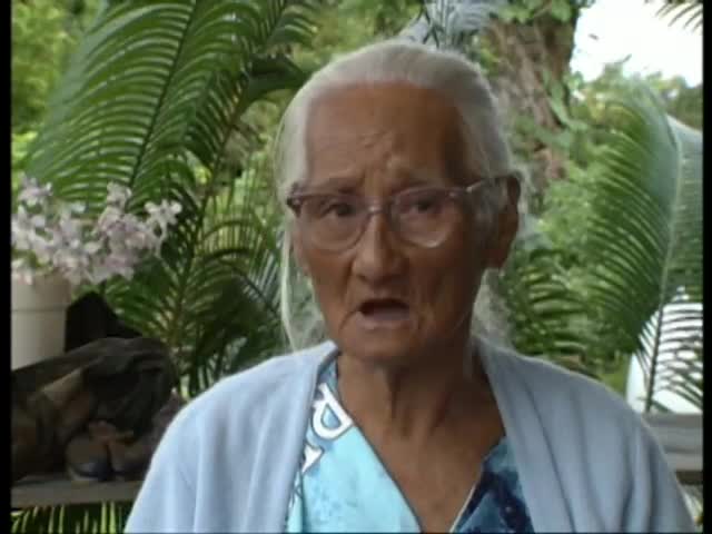 Interview with Ruth Kaholoaʻa in Hilo 8/11/91 tape 1