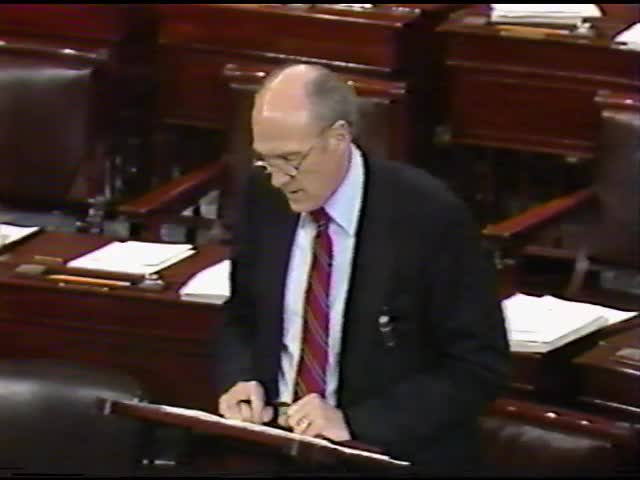 Senate debate on Bill 1009 Wartime Internment Reparations 4/21/1988 tape 6